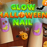 Glow Halloween Nails